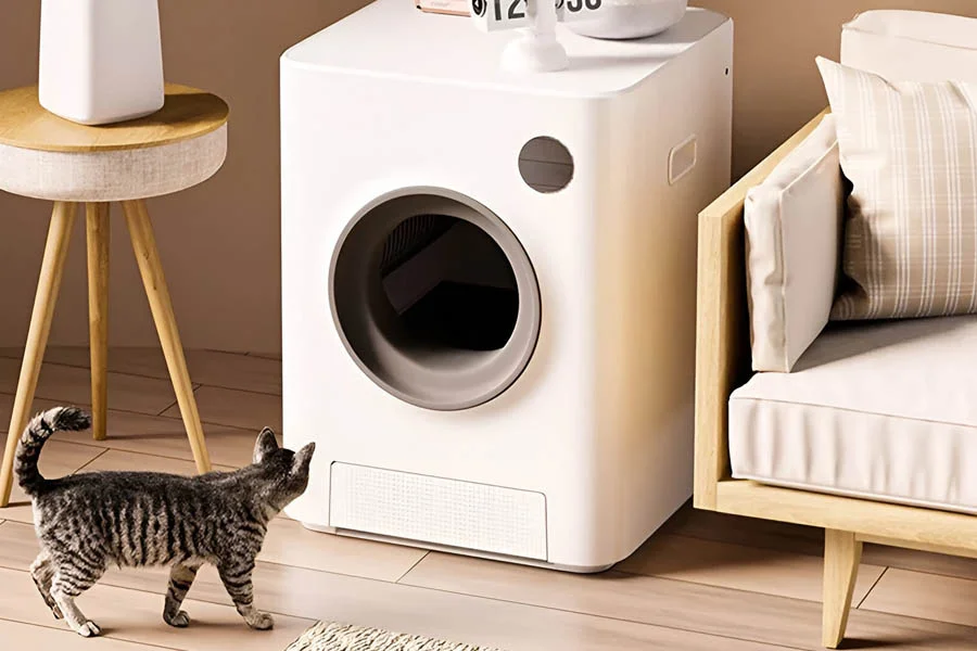 automatic self cleaning litter boxes